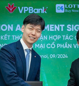 VPBank hợp tác cùng LOTTE C&F hỗ trợ khách hàng 