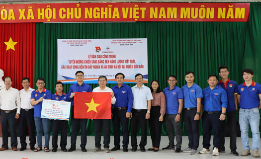 EVNGENCO3 bàn giao công trình thanh niên tại huyện Côn Đảo