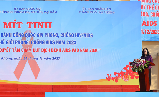 Quyết tâm chấm dứt HIV/AIDS vào năm 2030