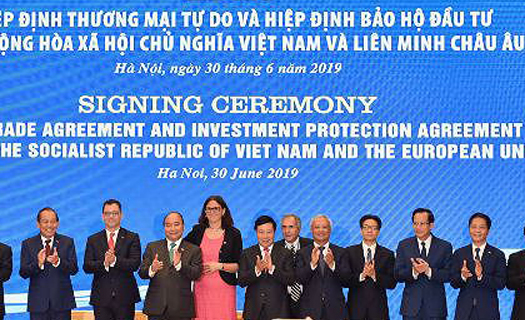 Vị thế Việt Nam nhìn từ EVFTA