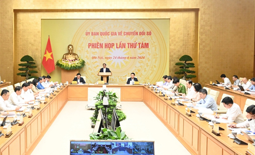 Thủ tướng chủ trì Phiên họp lần thứ 8 của Ủy ban Quốc gia về chuyển đổi số