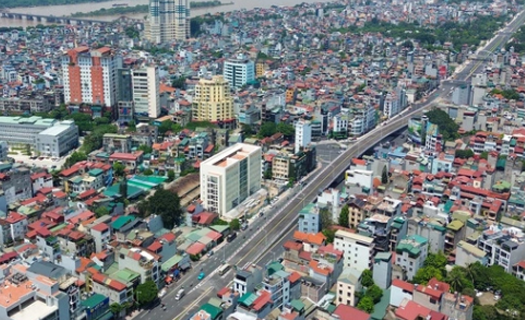 Toàn cảnh con đường nghìn tỉ chuẩn bị khánh thành ở quận Long Biên, Hà Nội