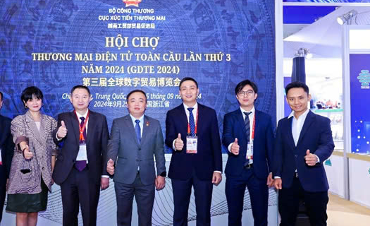 Khai mạc Gian hàng Quốc gia Việt Nam tại Hội chợ Thương mại điện tử toàn cầu