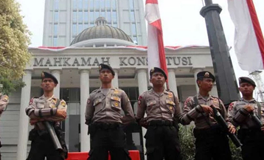 32.000 nhân viên an ninh bảo vệ phiên toà về gian lận bầu cử Indonesia