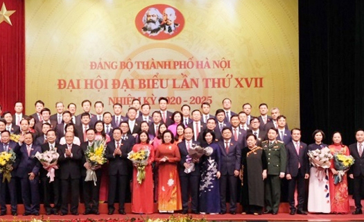 Danh sách Ban Chấp hành Đảng bộ TP Hà Nội khóa XVII, nhiệm kỳ 2020 - 2025