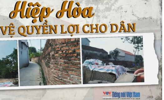 Hiệp Hòa bảo vệ quyền lợi cho dân