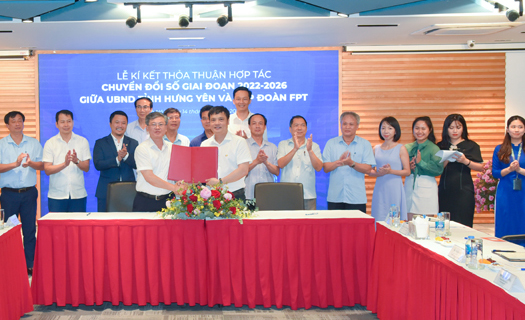 UBND tỉnh Hưng Yên và FPT ký kết thỏa thuận hợp tác chuyển đổi số đến năm 2026