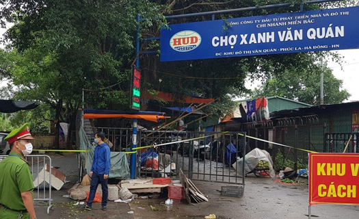 Hà Nội phong tỏa chợ Xanh Văn Quán liên quan ca nghi mắc COVID-19